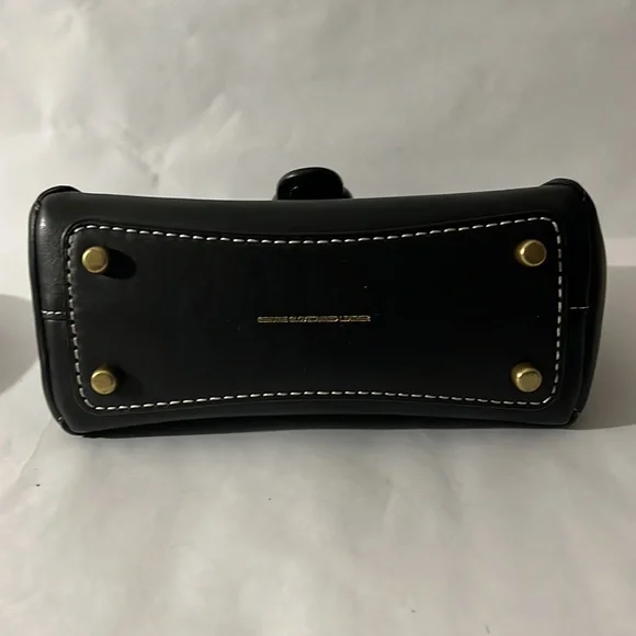 Coach Courier Carryall Black Glovetanned Leather Handle & Shoulder Bag - Picture 3 of 12